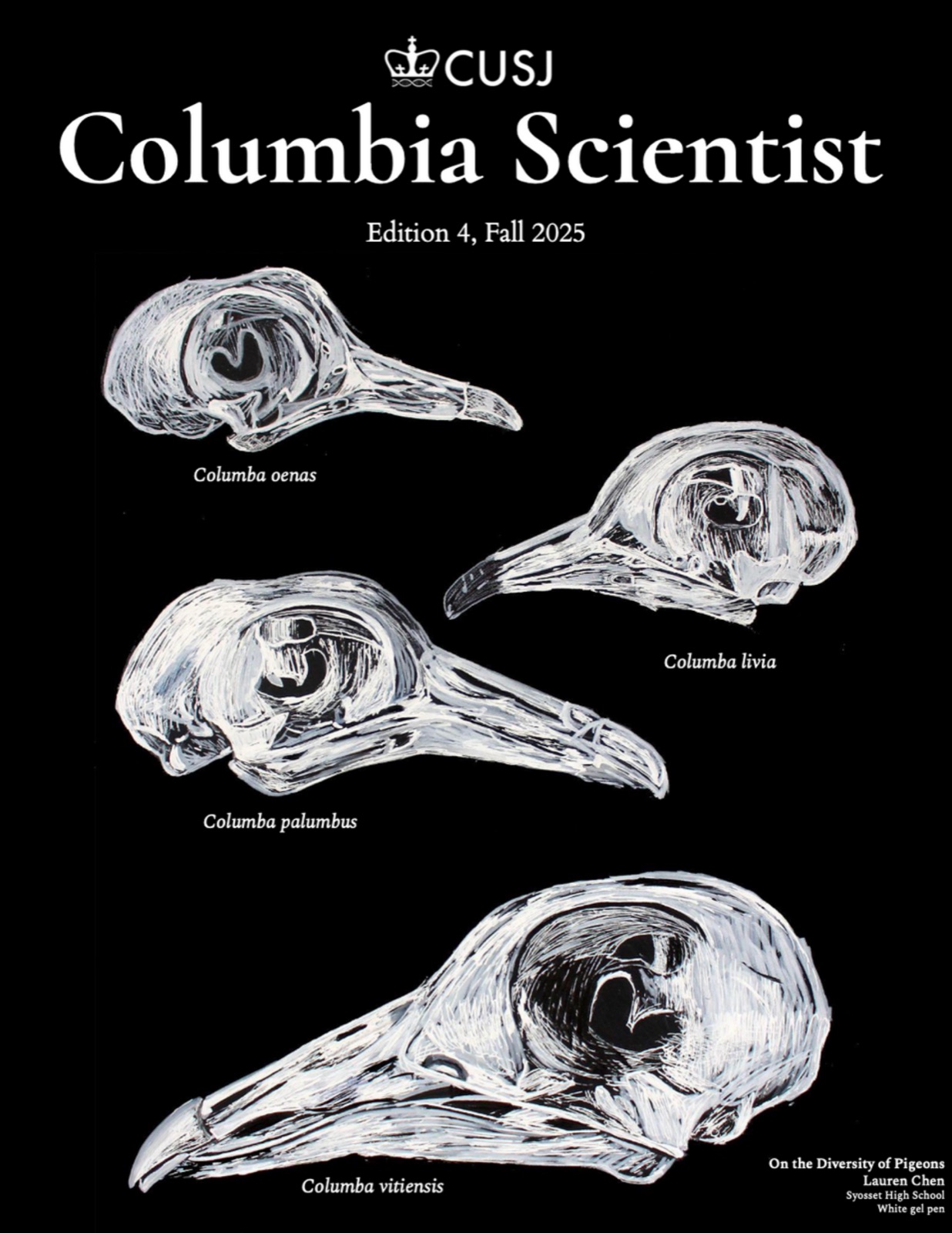 Cover of Columbia Scientist Edition 4, Fall 2025